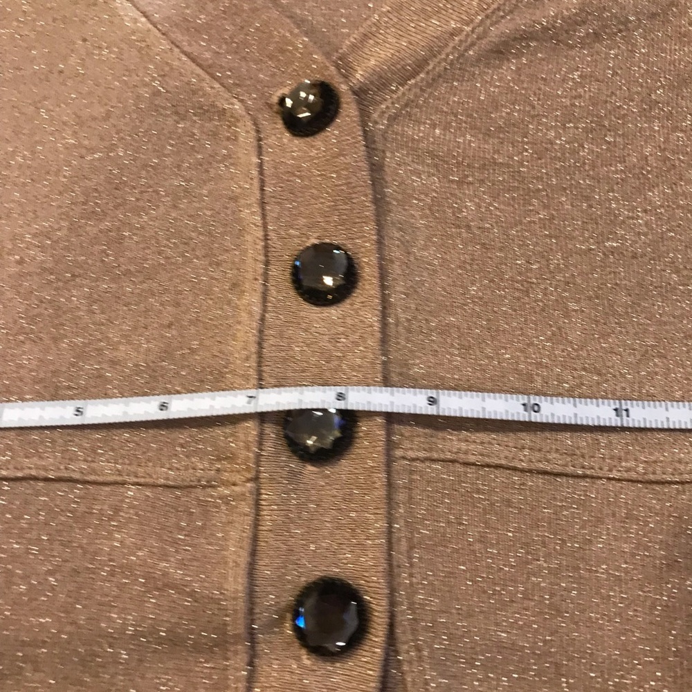 JUS D’ Orange CROPPED SHRUG SWEATER XS/S - Picture 8 of 16